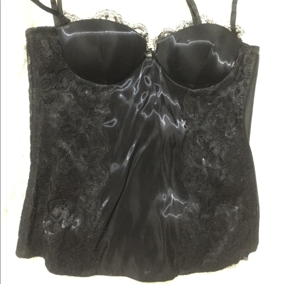 La Perla Laced Bodysuit Black 34A (75A) Laced Up